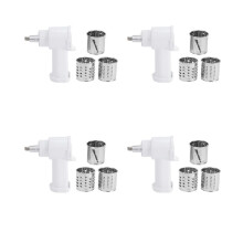 4X Vegetable Slicer/Shredder/Cheese Grater for Stand Mixer Attachment Slicing Shredding Accessories