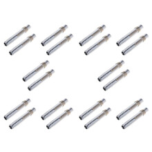 20 PCS Silber Aluminiumlegierung Kreide Keeper Holder