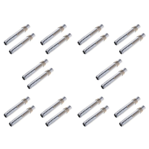 20 STK Silver Aluminiumlegering Chalk Keeper HåLlare