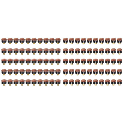100Pcs Billiard Pool Cue Stick Screw- Tips 13mm Billiard Cue Tips for Pool Cues and Snooker