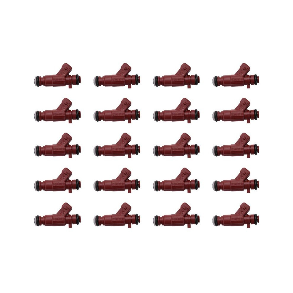 20X Fuel Injector Nozzle 0280157111 For / 1.0L 8V 032908031S 2007-2014 Auto Parts Injector Nozzle Red 6031462928339
