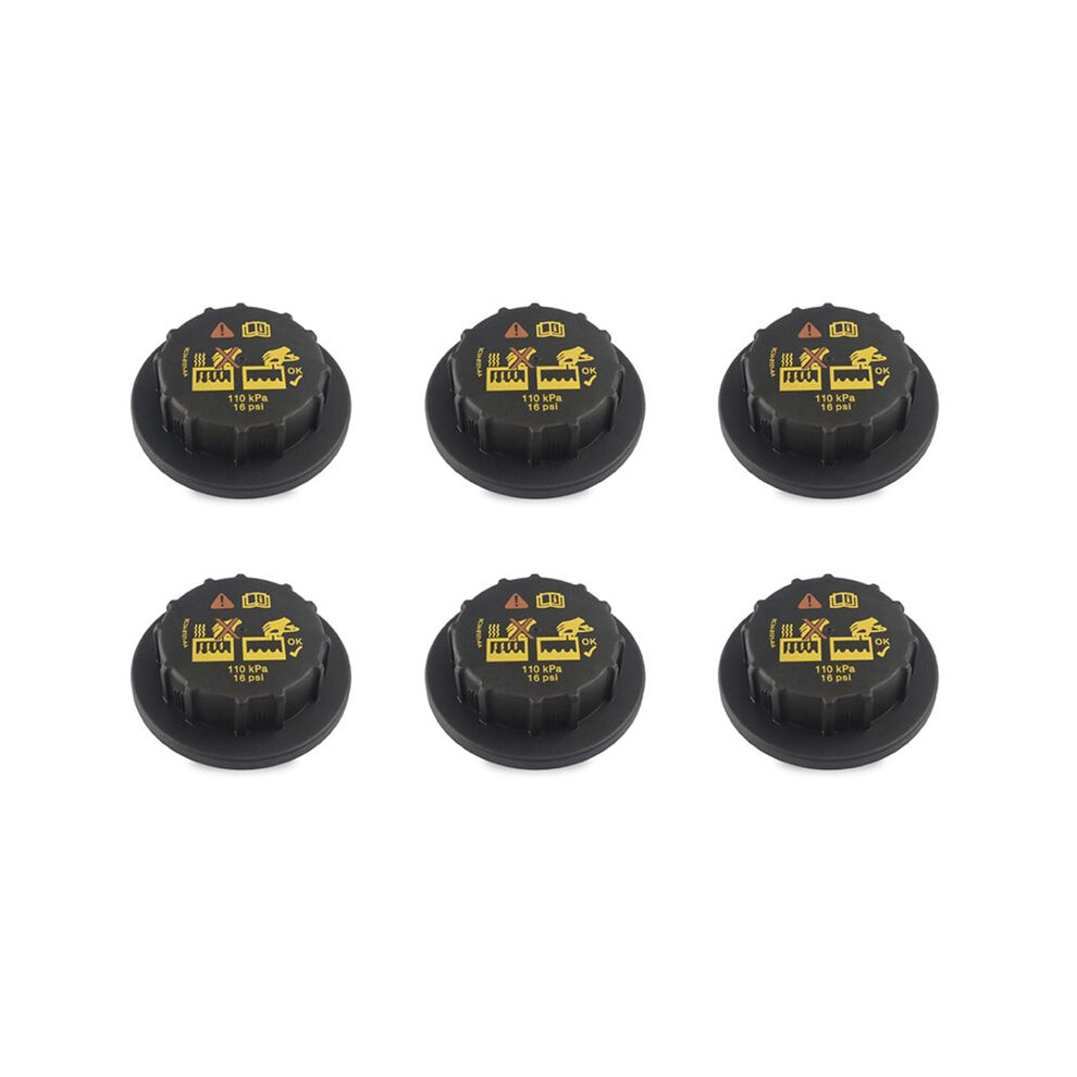 6X For F150 F250 F350 Mustang Mercury 9C3z8101b Radiator Coolant Overflow Container Tank Cover Cap 4713813627444
