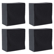 4X Aktiv Kohle Wasser Filter Eco Aquarium Wasser Filter Quadrat Bienenwabe Ultra Stark Filtration & Absorption Filter A
