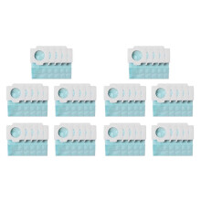 50 Pack Vervanging VacuüM Stofzak Compatibel voor CL102 CL104 CL107 CL182 VacuüM Vuilniszak