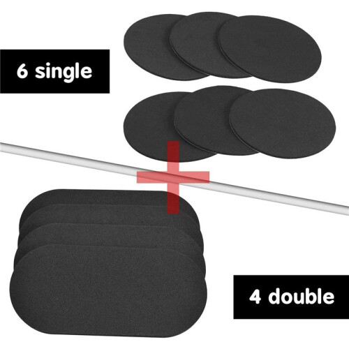 Patch per Grancassa da 20 Pezzi, Patch per Pedali e Pad per Batteria, Accessori per Batteria Adesivi Resistenti e Resistenti Alle Intemperie 2