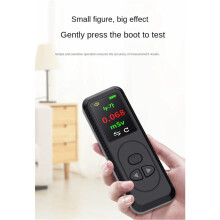 2X Geiger Counter Nuclear Radiation Detector Personal Dosimeter X Γ Β-Rays Detector Radioactive Tester Alarm-Black