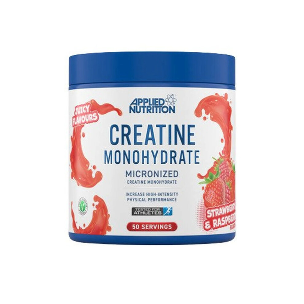 Creatine Monohydrate, Strawberry & Raspberry - 250 grams