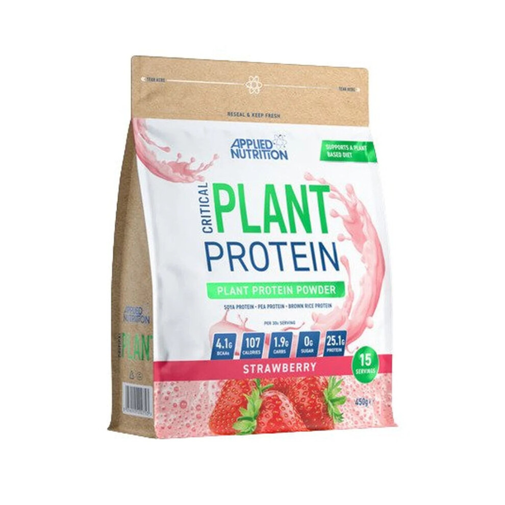 Brown Critical Plant Protein, Strawberry - 450 Grams