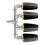 MultiPurpose 4Head Water Sprayer Turbines Nozzle for-Black 1
