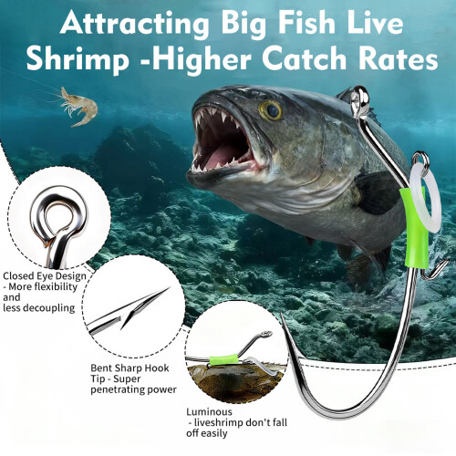 High Performances Spring Loaded Hook with Glowing for Night-1 2
