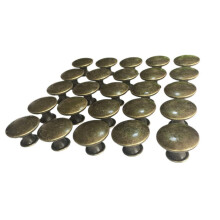 25 PeçAs Puxadores de Gaveta de Porta Vintage 30Mm Antigo ArmáRio de Cozinha Puxadores de ArmáRio, para CôModa e ArmáRio, Bronze Antigo