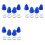 12Sets Car Silicone Constant Speed Dust Cover Universal  Round Clamp Track Connector Kit CV Boot Replacement 1