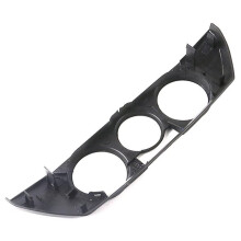 5X Car Black Front Dashboard AC Heater Control Panel Trim Cover Cap Fit for 9N 2002-2010 6Q0820075C 1QA
