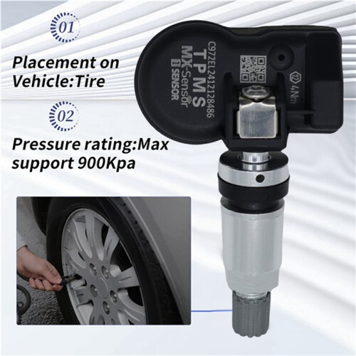 2X Programmable TPMS MX Sensor 315MHZ+433MHz 2 in 1 Tyre Sensor for Autel Tool TS408 TS508 ITS600 TPMS 2
