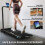 SPORTNOW Folding Treadmill Walking Pad, Running Jogging Walking Machine 7