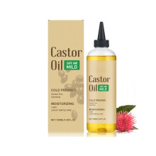 Biologische Ricinusolie, 100% Pure Koudgeperste Ricinusolie Voor Haargroei, Hoofdhuidverzorging En -verdikking, Natuurlijke Versterkende Olie