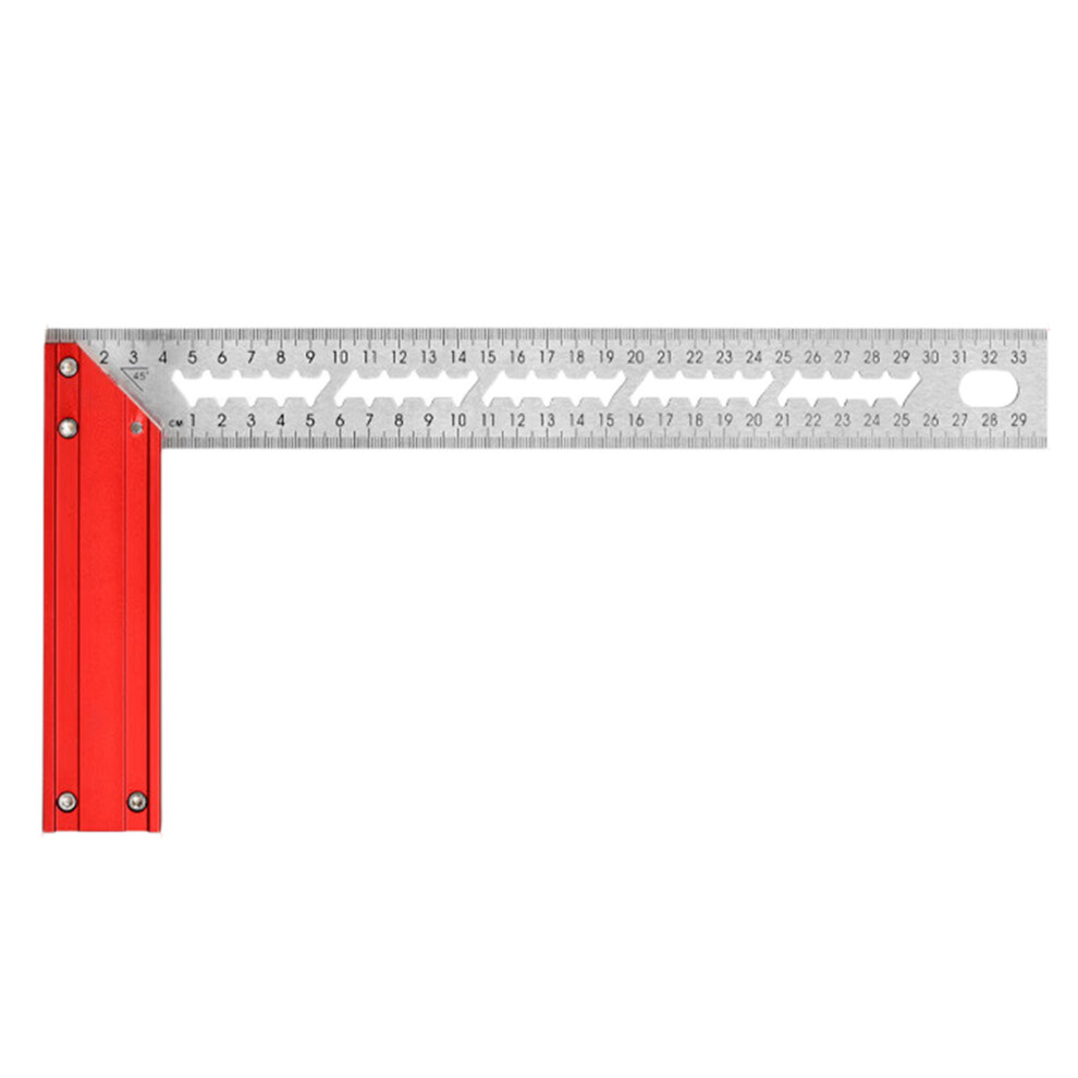 Accurate 45 Degree Marking Aluminum Angled Ruler With-34Cm 7754004407237