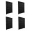 Light Blocking Paper Window Cover Easy-Full black 90 180 3