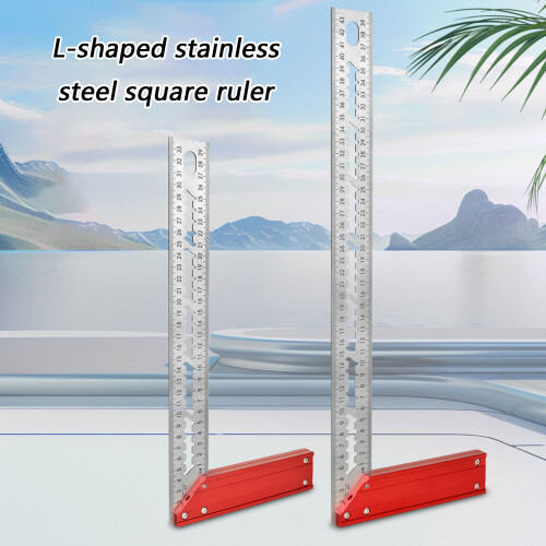 Multipurpose L Type Angled Ruler Right Angled Gauge With-44CM 2