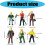 6 Piece ABS Miniature Construction Building Worker Figure 1:87 3
