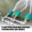 Multifunctional 3 Port Water Guns Adapter Sturdy-Light Blue 7