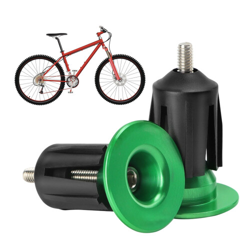 Durability Mountain Bike Handlebar End Plugs With AntiSlip-Red 2