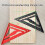 Multiple Angled 7inch Aluminum Alloy Triangle Ruler Scale-Red 5