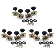 3X Tuning Pegs Tuners Machine Heads 2R 2L for 4 String Ukulele Guitar Bass Parts Repair Tools Kits Accessory