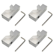 4 Set 75 X 25 X 36mm Precision  Adjustable Angle V Block Milling 0 Degree to 60 Degree