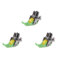 3X Universal Industrial Sewing Machine Leather Roller Wheel Presser Foot of Flat Thick Fabric Clothing Presser Feet C