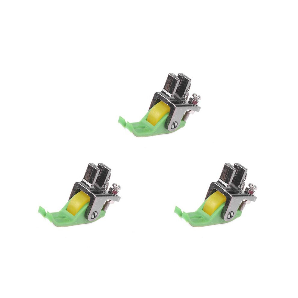 3X Universal Industrial Sewing Machine Leather Roller Wheel Presser Foot Of Flat Thick Fabric Clothing Presser Feet C 6032382779827