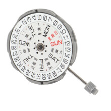 2X 3 Zeiger Datum 3 Metall Quarz Uhrwerk mit 065-543 Schaft Ersatz Teilen für Miyota GM02 GM00 Uhrwerk
