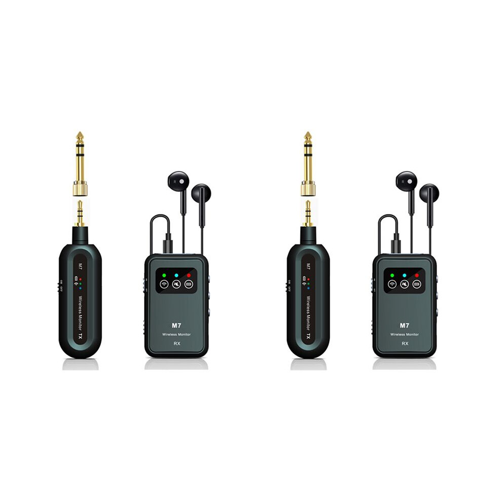 2X Wireless In-Ear Monitor System 2.4Ghz Wireless Iem System With Transmitter Receiver For Music Studio Live Broadcast 6033753090947