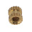 M2 X 3mm Brass Cylinder Knurled Threaded Round Insert Embedded Nuts 300pcs 8