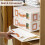 Foldable Bed Sheet Set Organizers and Storage - Large Size Linen Fabric with Window and Label, Under Bed Storage 6 Pack 5