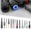 18PCS Bit Holders Keychain, 1/4 Inch Hex Shank Bit Holders, Quick-Change Design for Nut Driver, Screwdriver & Drill Bits 5