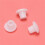 Plastic Round Shaped Cover Screw Cap Lid White 1000pcs for 5mm Dia Hole 6