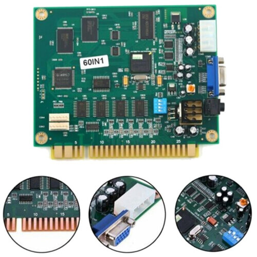 3X 60 in 1 Jamma Arcade Classics Game Board for Cocktail Arcade Machine  Right Arcade Machine Donkey  Pacman
