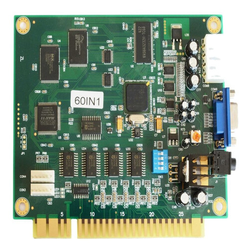 4X 60 in 1 Jamma Arcade Classics Game Board for Cocktail Arcade Machine  Right Arcade Machine Donkey  Pacman 1
