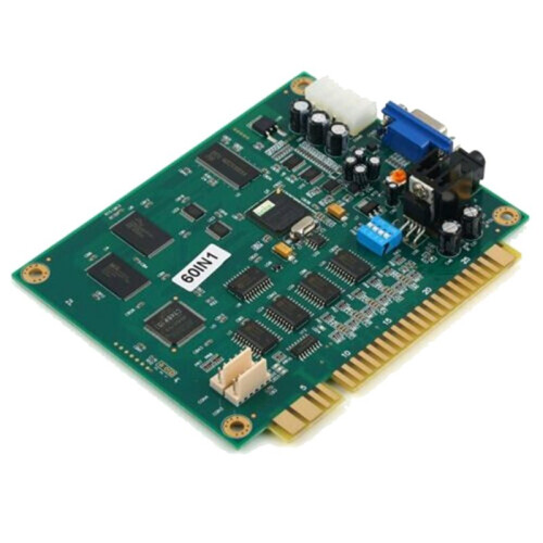 4X 60 in 1 Jamma Arcade Classics Game Board for Cocktail Arcade Machine  Right Arcade Machine Donkey  Pacman 2