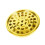 39 Hole Nonrust Steel Serving Tray Stackable-golden plate 1