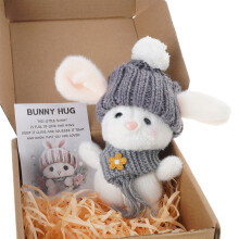 Styles de dessins animés lapin cadeau conteneur-Type A gris