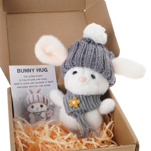 Styles de dessins animés lapin cadeau conteneur-Type A gris