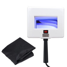 Woods Lamp Skin Analyzer, Portable Magnifying Analyzer Facial Woods Lamp with Shade Cloth for Skin Testing US Plug