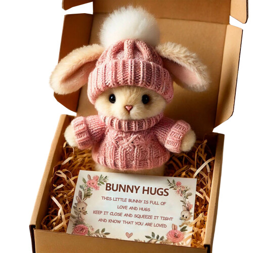 Boîte en forme de lapins sur le thème des fêtes et-Type D Rose