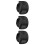 3X  Digital LCD Electronic Finger Ring Hand Tally Counter 6 Digit Rechargeable Counters Clicker-Black 1
