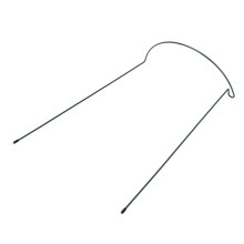 Plant Support Stake, 32-Pack Half Round Metal Garden Plant Supports, Green Garden Plant Support Ring, Garden Border
