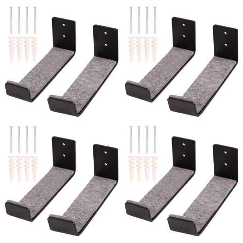 4 Set di Rack da Parete per Tavole da Surf, Rack per Tavole da Surf per Il Supporto per Display Un Parete per Shortboard E Longboard