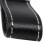 2X Genuine Leather Belt 3 Loop Strap Quick Release Keyring Keychain Key Fob Ring Black + Silver 9