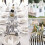 30 Pack Table Runner Polyester Table Decor Classic Black and White Striped Table Runner Modern Elegant Design 6